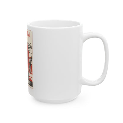 Soviet Era Poster 519 - White Coffee Mug-The Sticker Space