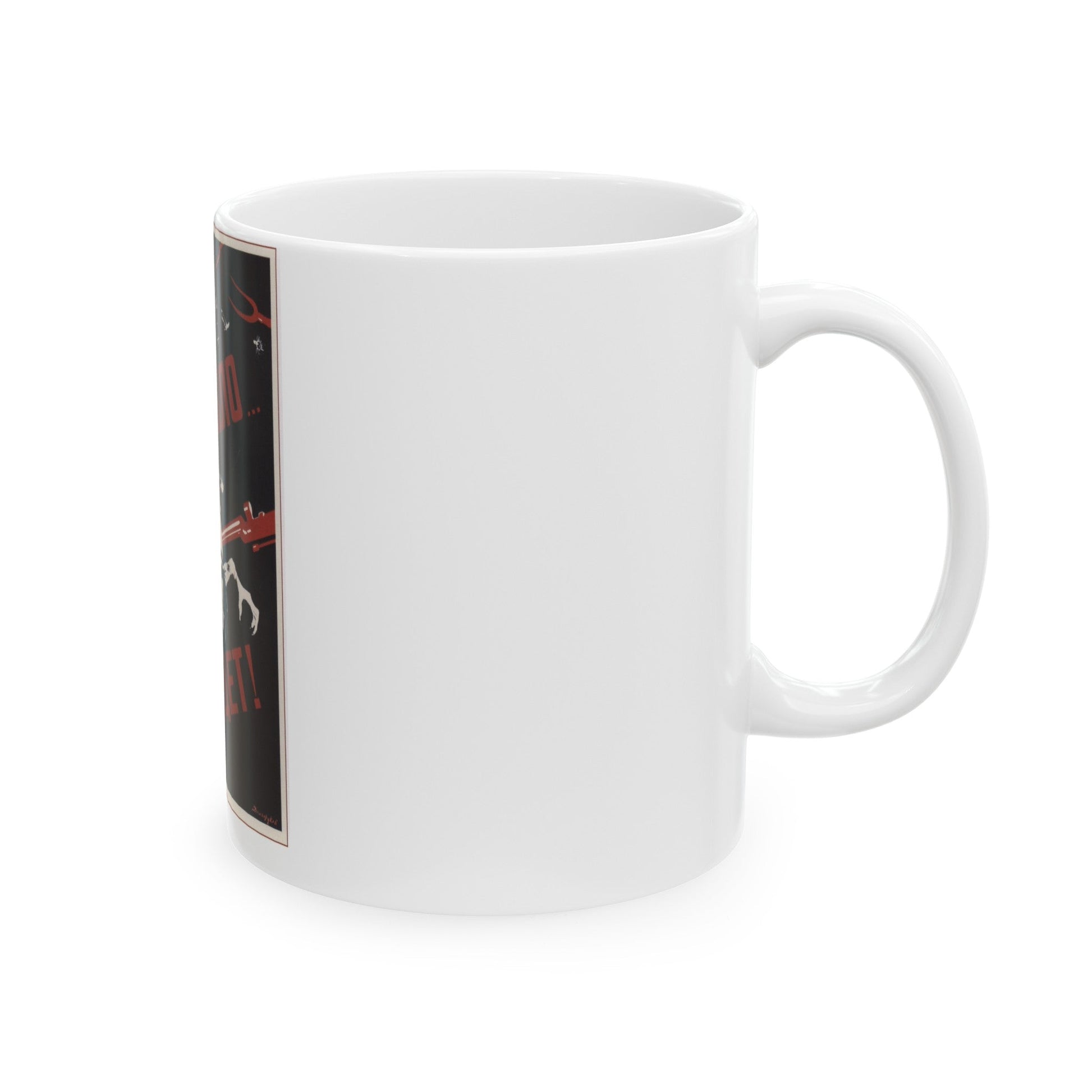 Soviet Era Poster 523 - White Coffee Mug-The Sticker Space