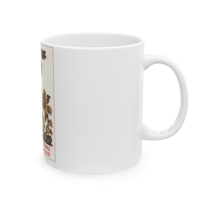 Soviet Era Poster 545 - White Coffee Mug-The Sticker Space