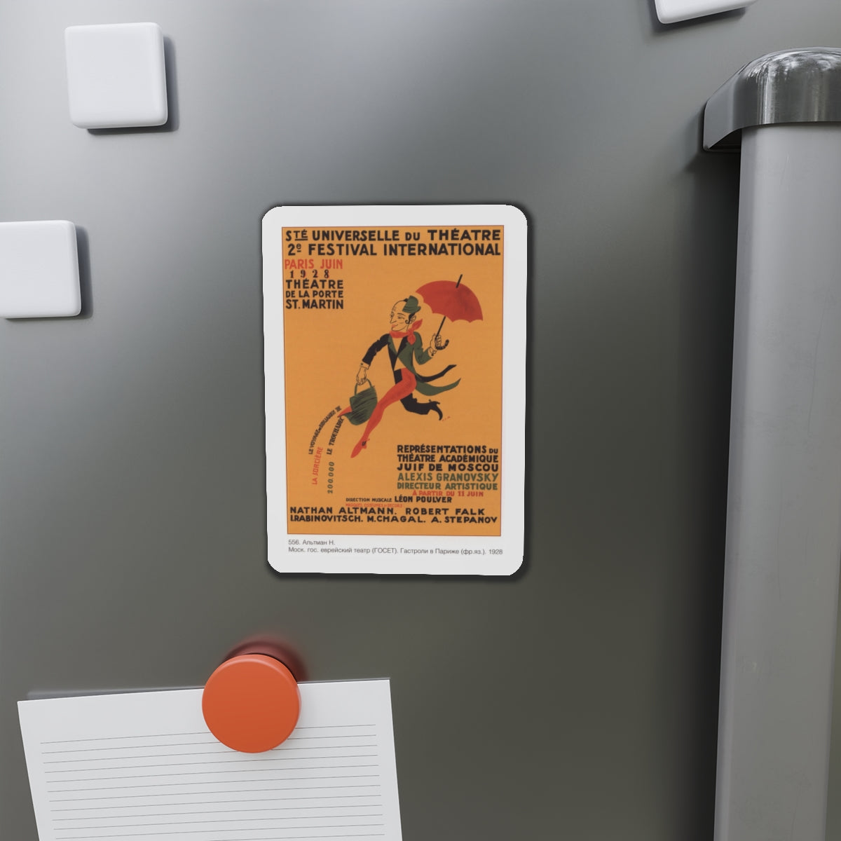 Soviet Era Poster 55 - Refrigerator Magnet-The Sticker Space