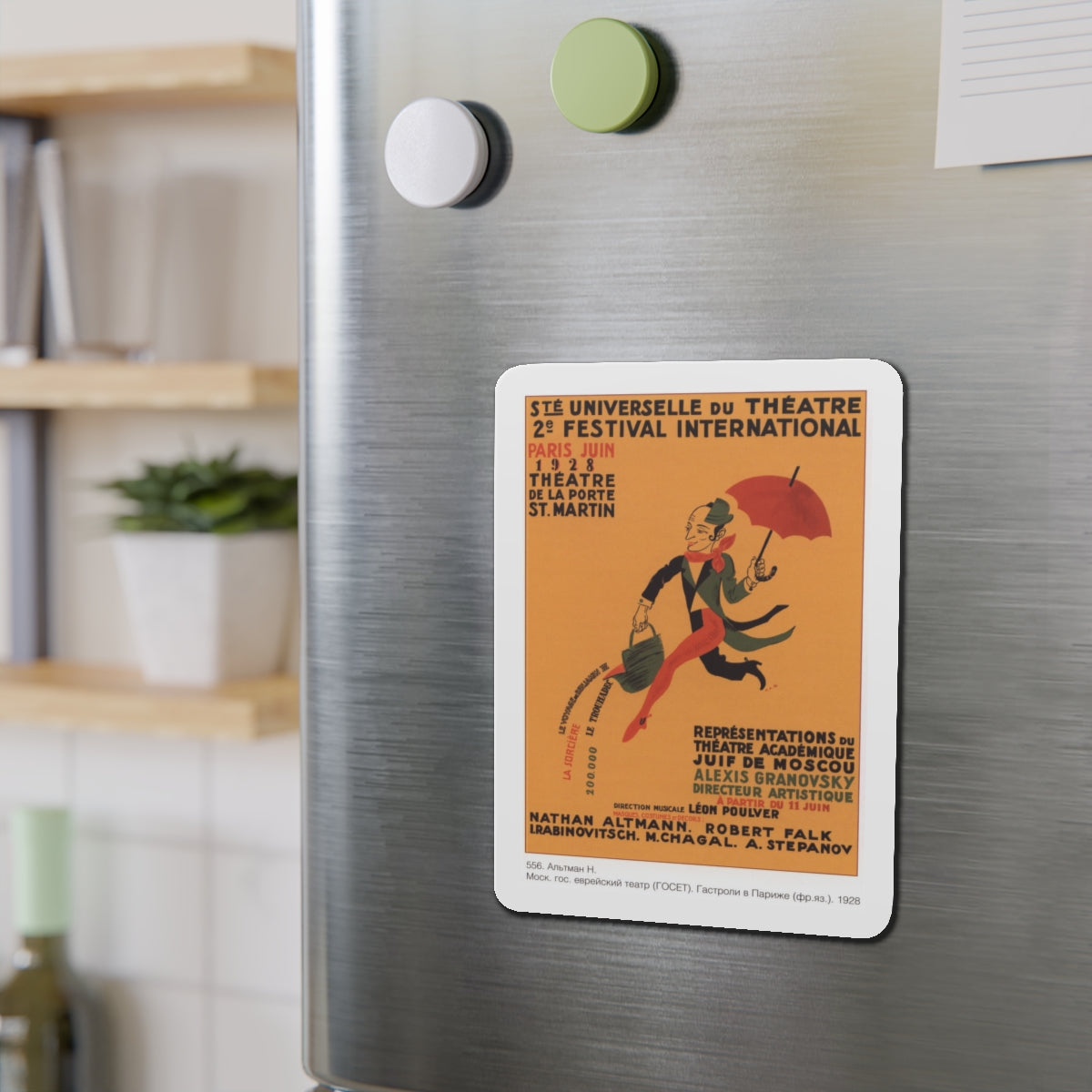 Soviet Era Poster 55 - Refrigerator Magnet-The Sticker Space