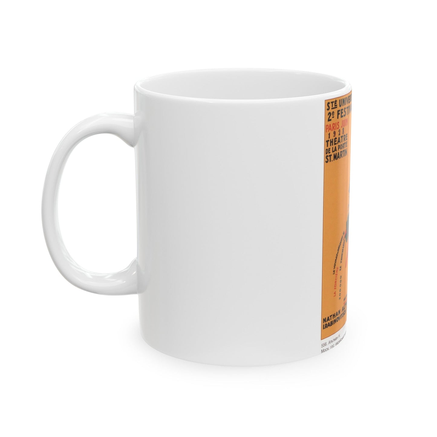 Soviet Era Poster 55 - White Coffee Mug-The Sticker Space