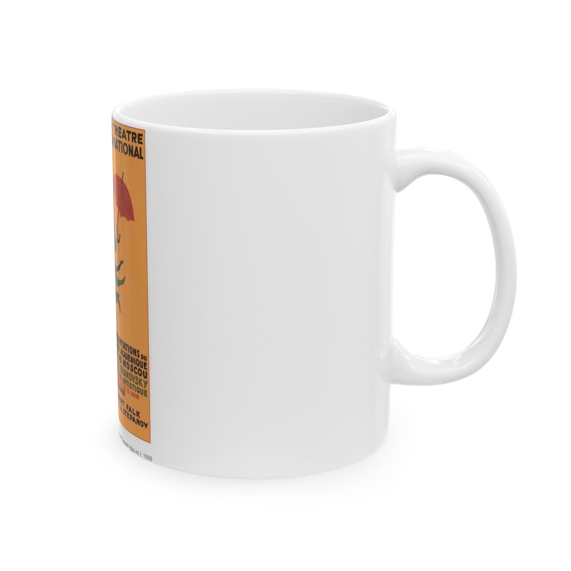 Soviet Era Poster 55 - White Coffee Mug-The Sticker Space