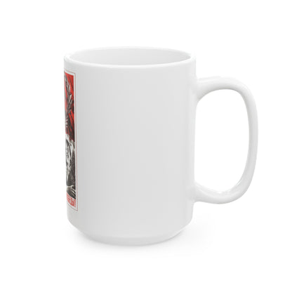 Soviet Era Poster 554 - White Coffee Mug-The Sticker Space