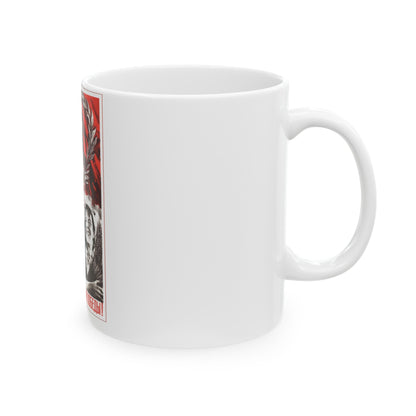 Soviet Era Poster 554 - White Coffee Mug-The Sticker Space