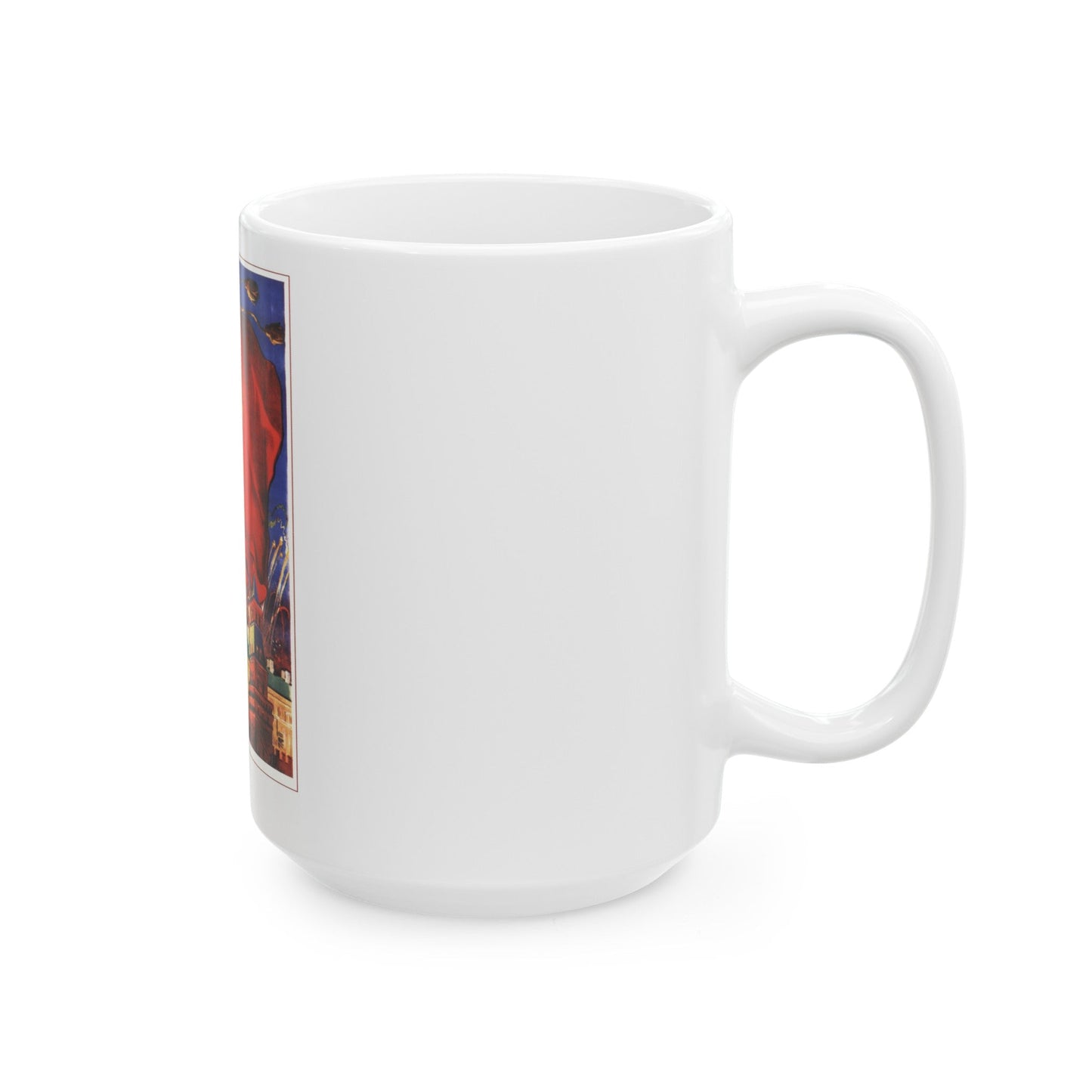 Soviet Era Poster 556 - White Coffee Mug-The Sticker Space