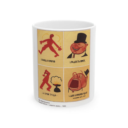 Soviet Era Poster 559 - White Coffee Mug-11oz-The Sticker Space