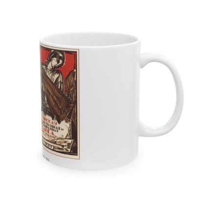 Soviet Era Poster 56 - White Coffee Mug-The Sticker Space