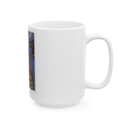 Soviet Era Poster 563 - White Coffee Mug-The Sticker Space