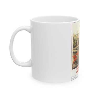 Soviet Era Poster 566 - White Coffee Mug-The Sticker Space