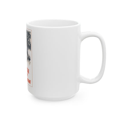 Soviet Era Poster 578 - White Coffee Mug-The Sticker Space