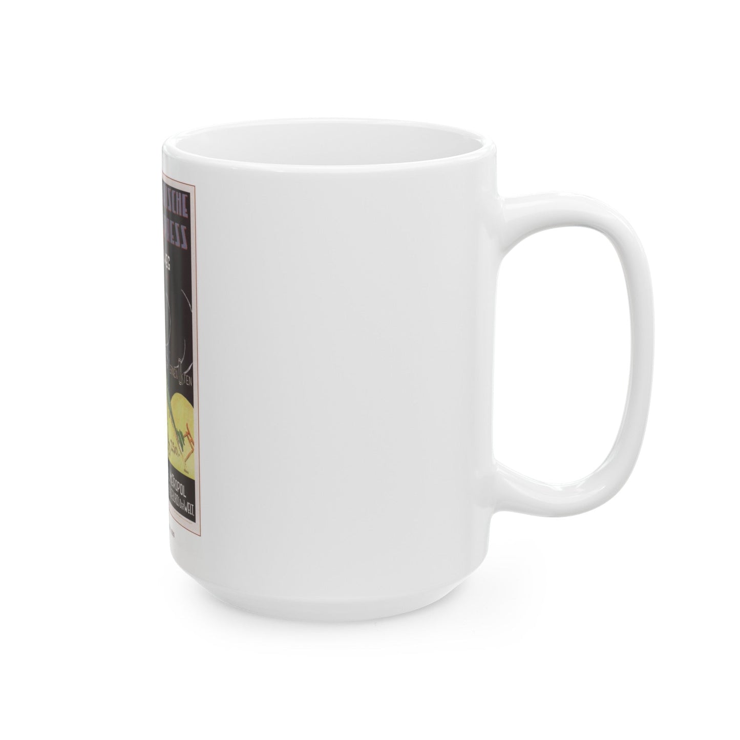 Soviet Era Poster 59 - White Coffee Mug-The Sticker Space