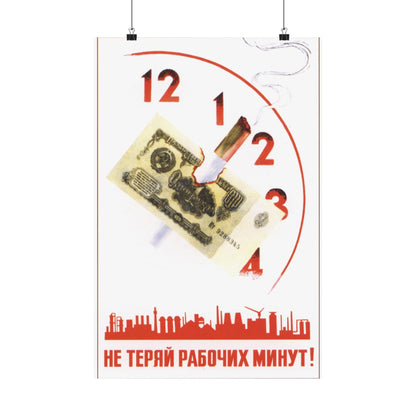 Soviet Era Poster 595 - Paper Poster-16″ x 24″-The Sticker Space