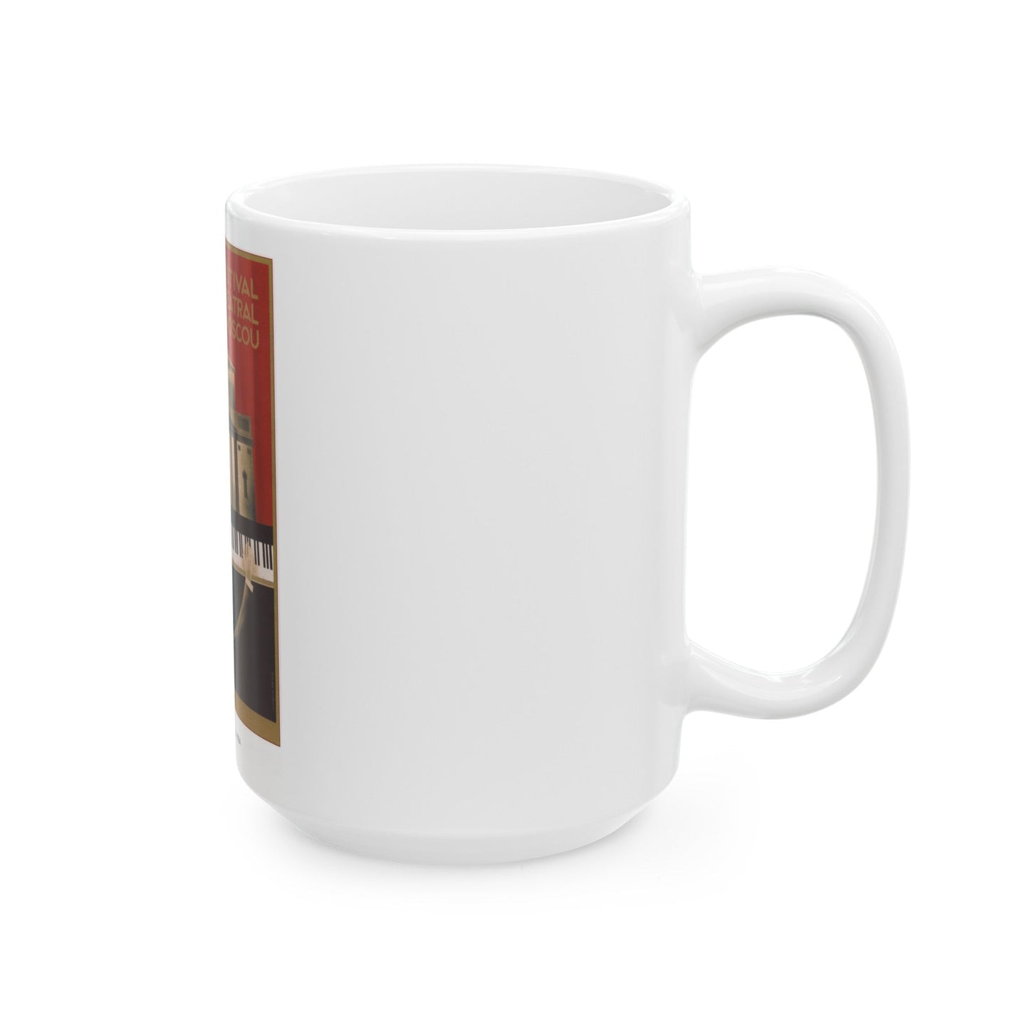 Soviet Era Poster 60 - White Coffee Mug-The Sticker Space