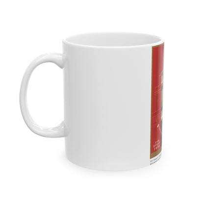 Soviet Era Poster 60 - White Coffee Mug-The Sticker Space