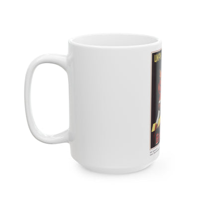 Soviet Era Poster 61 - White Coffee Mug-The Sticker Space