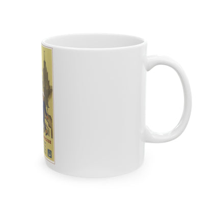 Soviet Era Poster 66 - White Coffee Mug-The Sticker Space