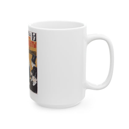 Soviet Era Poster 67 - White Coffee Mug-The Sticker Space