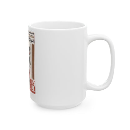 Soviet Era Poster 68 - White Coffee Mug-The Sticker Space