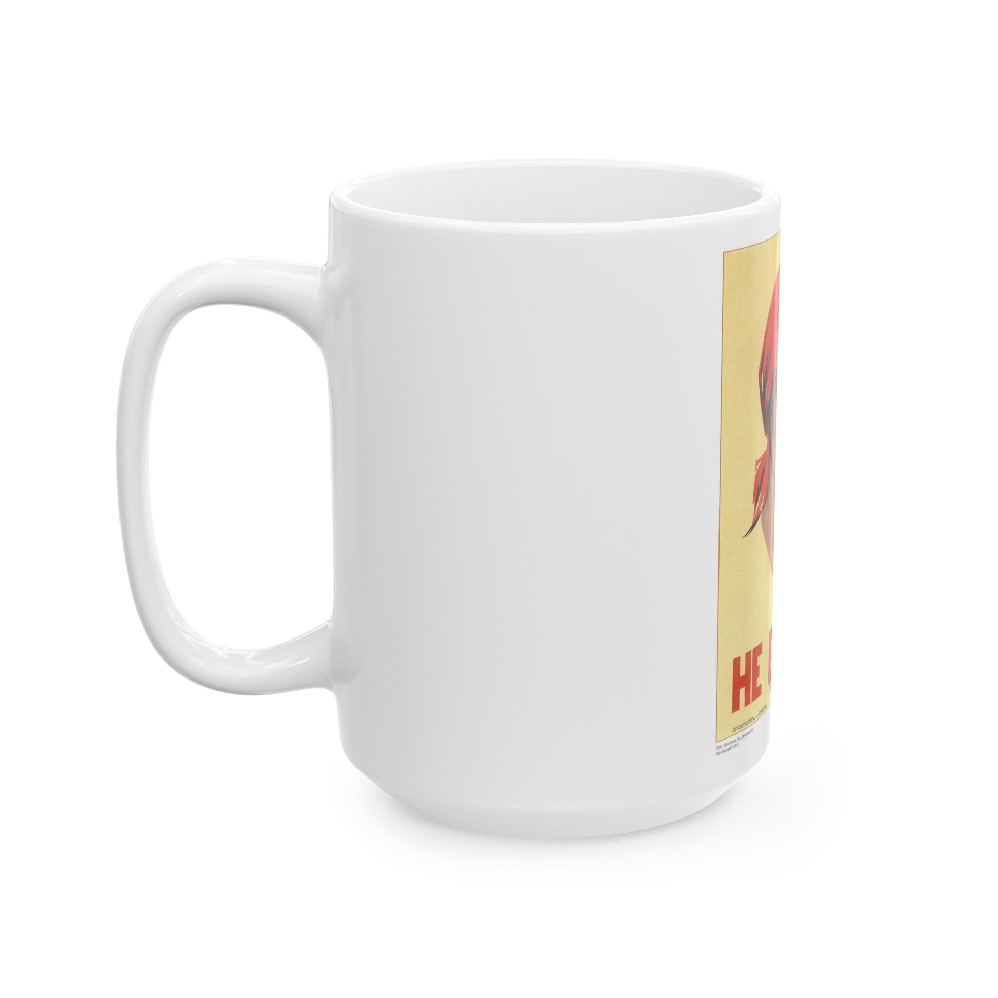 Soviet Era Poster 71 - White Coffee Mug-The Sticker Space