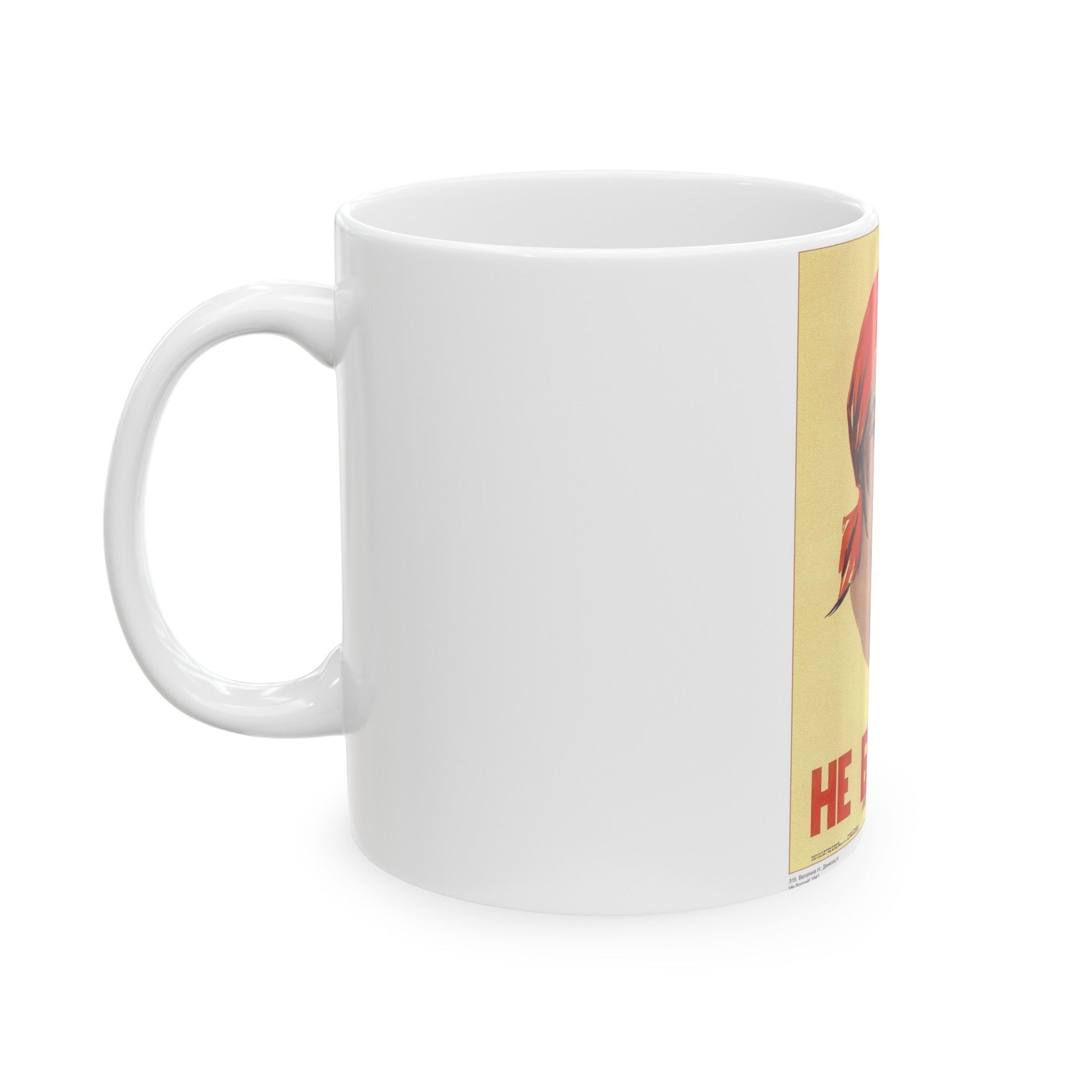 Soviet Era Poster 71 - White Coffee Mug-The Sticker Space