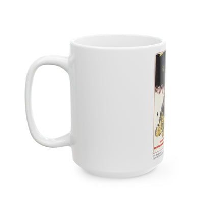 Soviet Era Poster 73 - White Coffee Mug-The Sticker Space