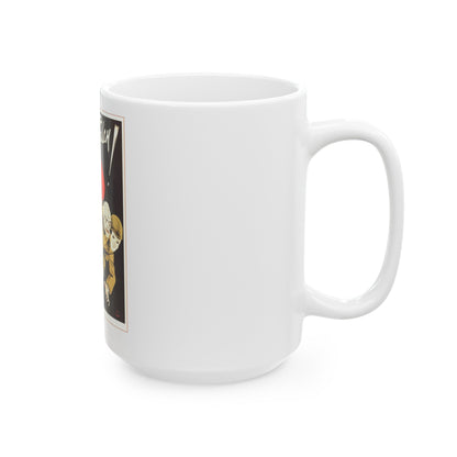 Soviet Era Poster 74 - White Coffee Mug-The Sticker Space