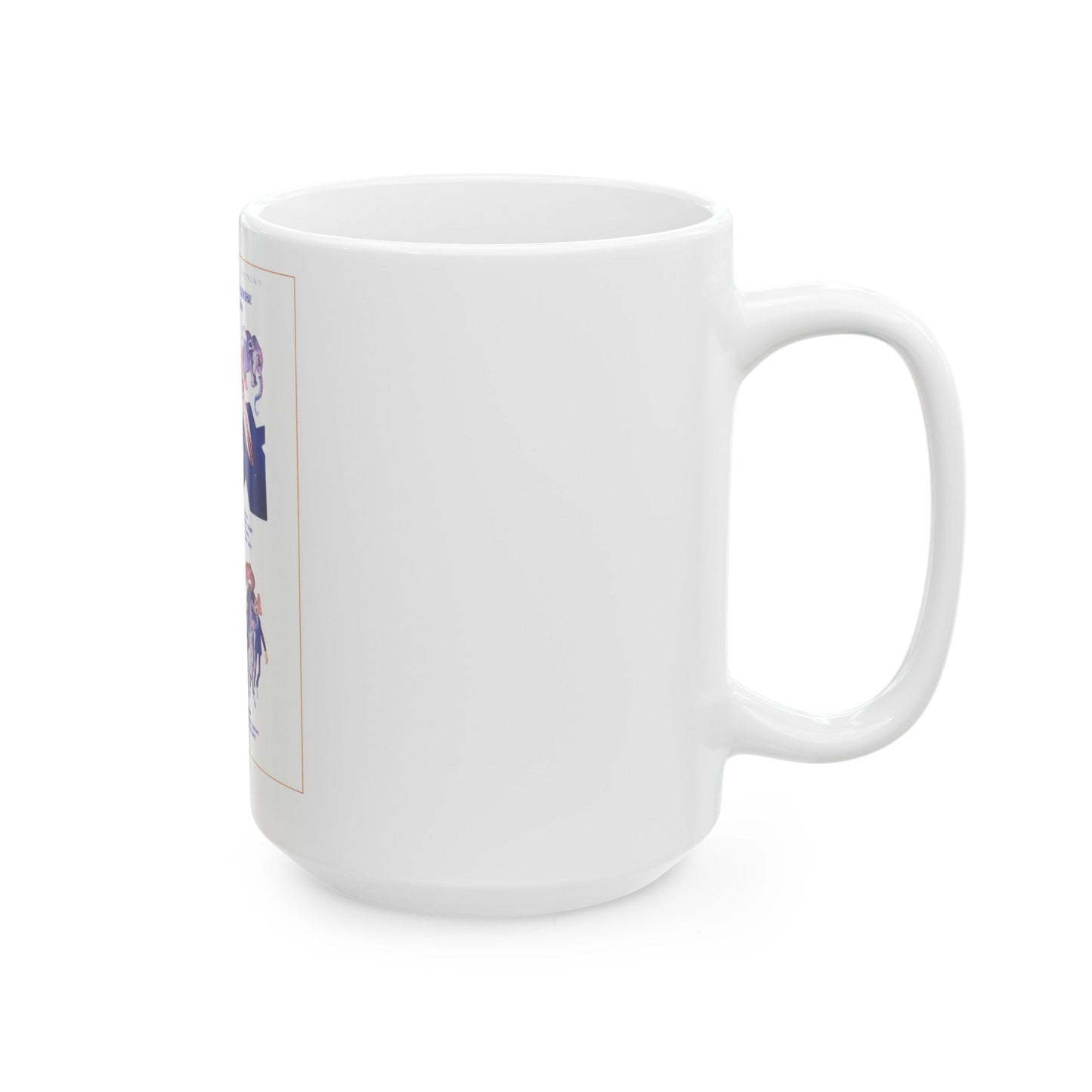 Soviet Era Poster 75 - White Coffee Mug-The Sticker Space