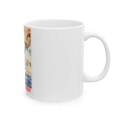 Soviet Era Poster 81 - White Coffee Mug-The Sticker Space