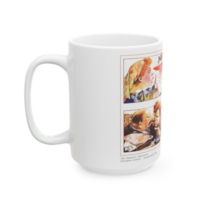 Soviet Era Poster 84 - White Coffee Mug-The Sticker Space