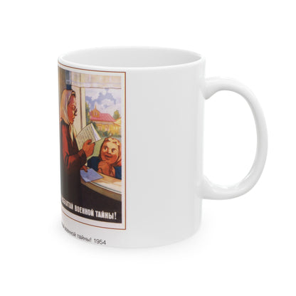 Soviet Era Poster 87 - White Coffee Mug-The Sticker Space