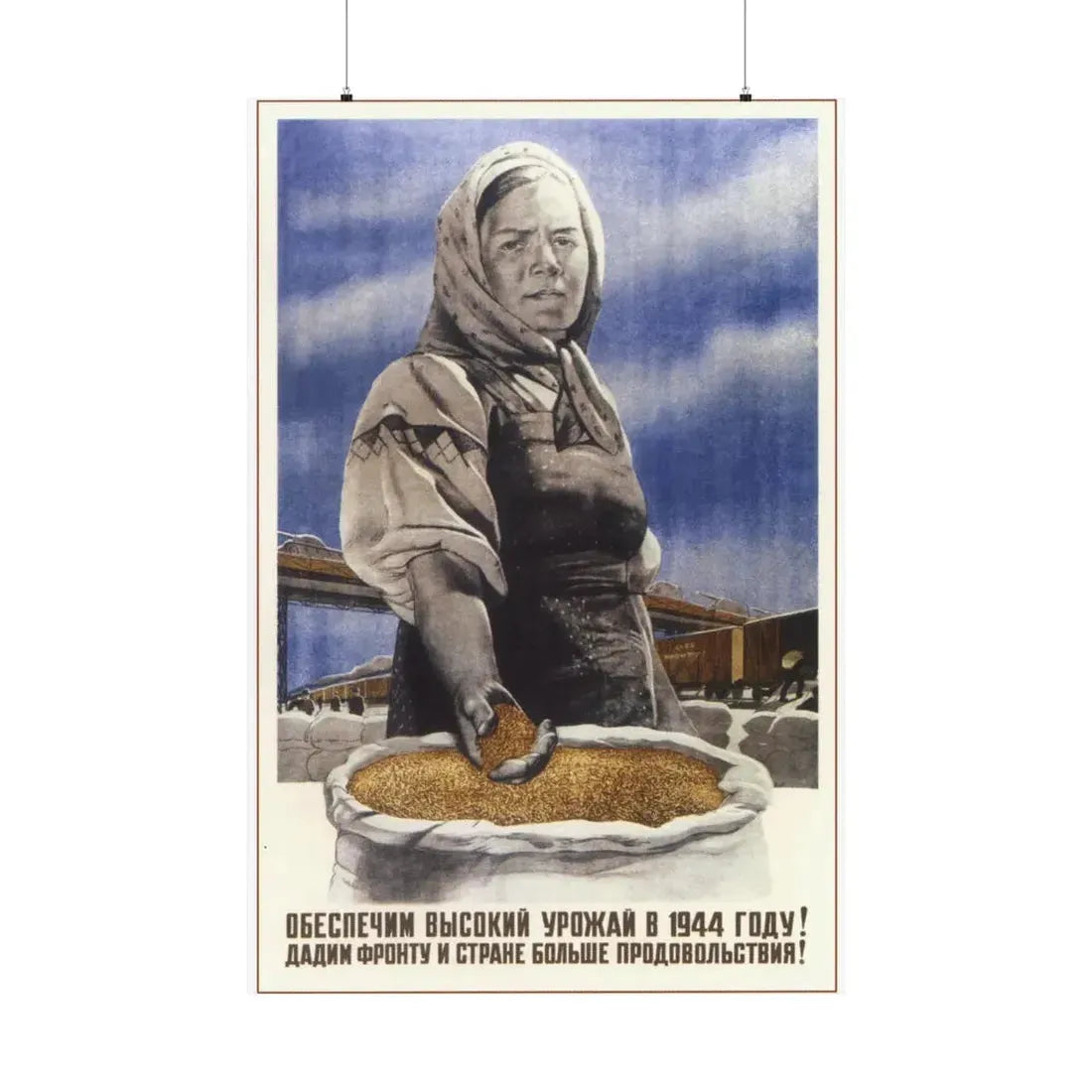 Soviet Era Poster 9 - Paper Poster 36" x 54" Matte - The Sticker Space