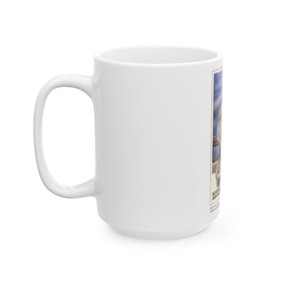 Soviet Era Poster 9 - White Coffee Mug-The Sticker Space