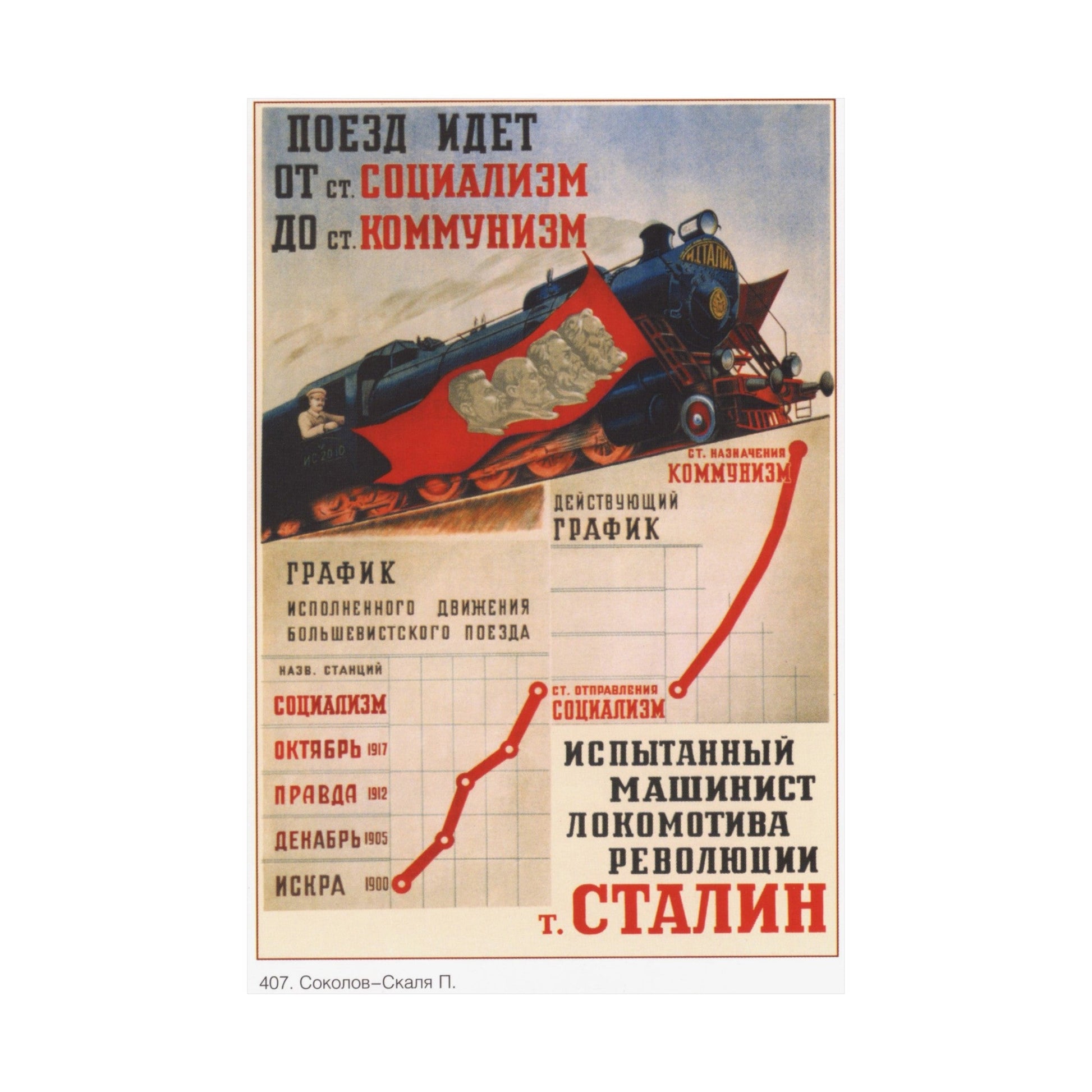 Soviet Era Poster 99 - Paper Poster-The Sticker Space