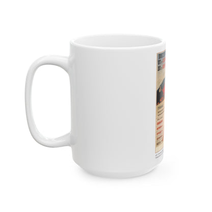 Soviet Era Poster 99 - White Coffee Mug-The Sticker Space