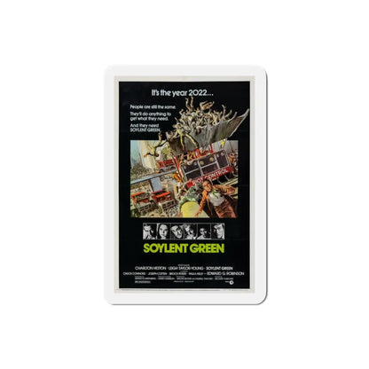 Soylent Green 1973 Movie Poster Refrigerator Magnet 2 Inch - The Sticker Space