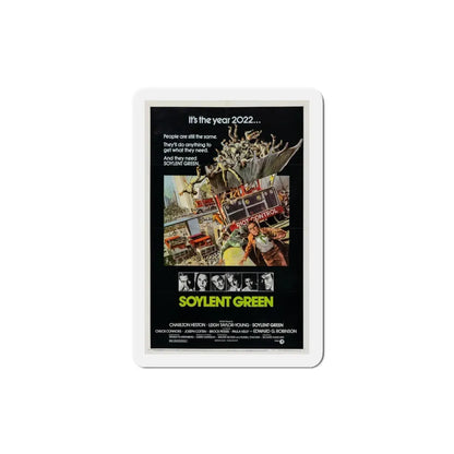 Soylent Green 1973 Movie Poster Refrigerator Magnet 3 Inch - The Sticker Space