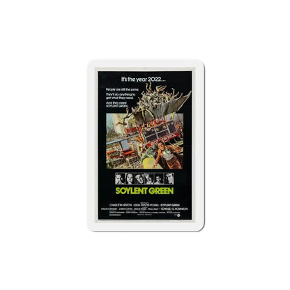 Soylent Green 1973 Movie Poster Refrigerator Magnet 5 Inch - The Sticker Space