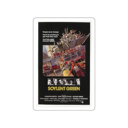 SOYLENT GREEN 1973 Movie Poster STICKER Vinyl Die-Cut Decal 3 Inch - The Sticker Space