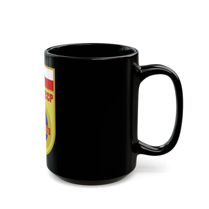 Soyuz 28 (Soyuz Programme) Black Coffee Mug-The Sticker Space