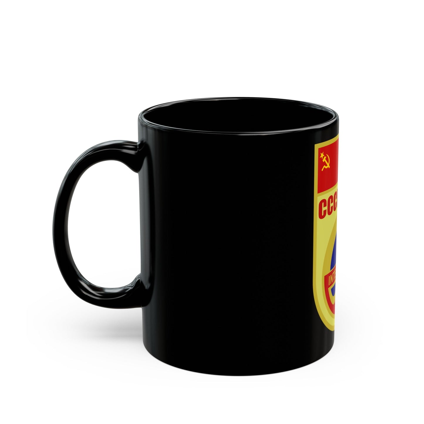 Soyuz 28 (Soyuz Programme) Black Coffee Mug-The Sticker Space