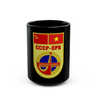 Soyuz 37 (Soyuz Programme) Black Coffee Mug-15oz-The Sticker Space