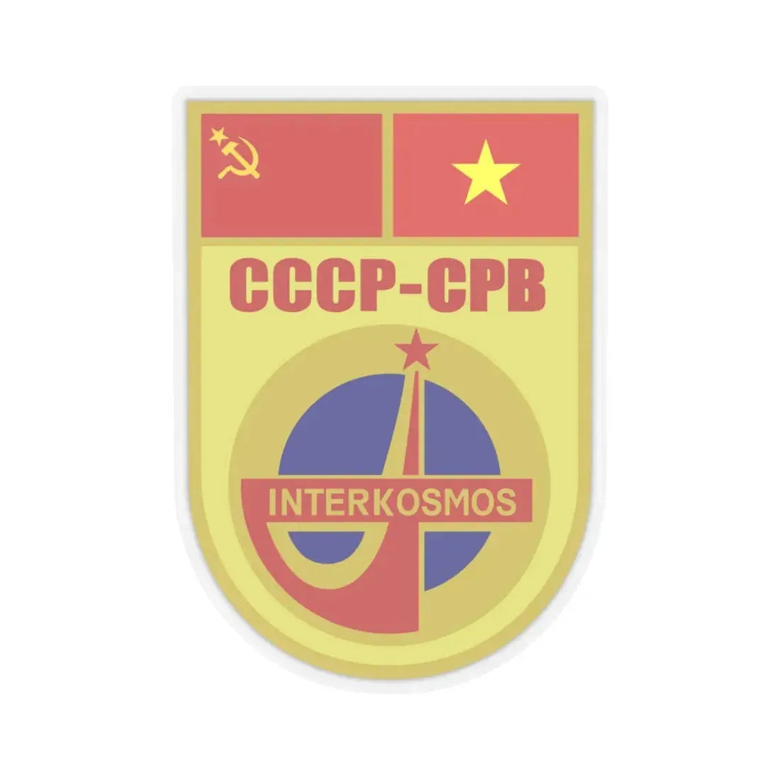 Soyuz 37 (Soyuz Programme) STICKER Vinyl Kiss-Cut Decal 6 Inch Transparent - The Sticker Space