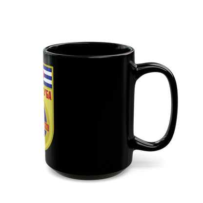 Soyuz 38 (Soyuz Programme) Black Coffee Mug-The Sticker Space