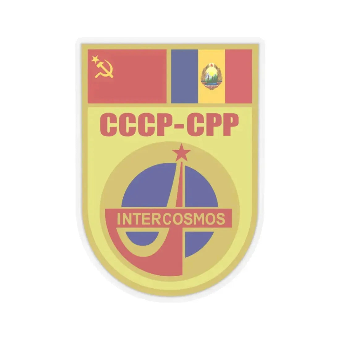 Soyuz 402 (Soyuz Programme) STICKER Vinyl Kiss-Cut Decal 6 Inch Transparent - The Sticker Space