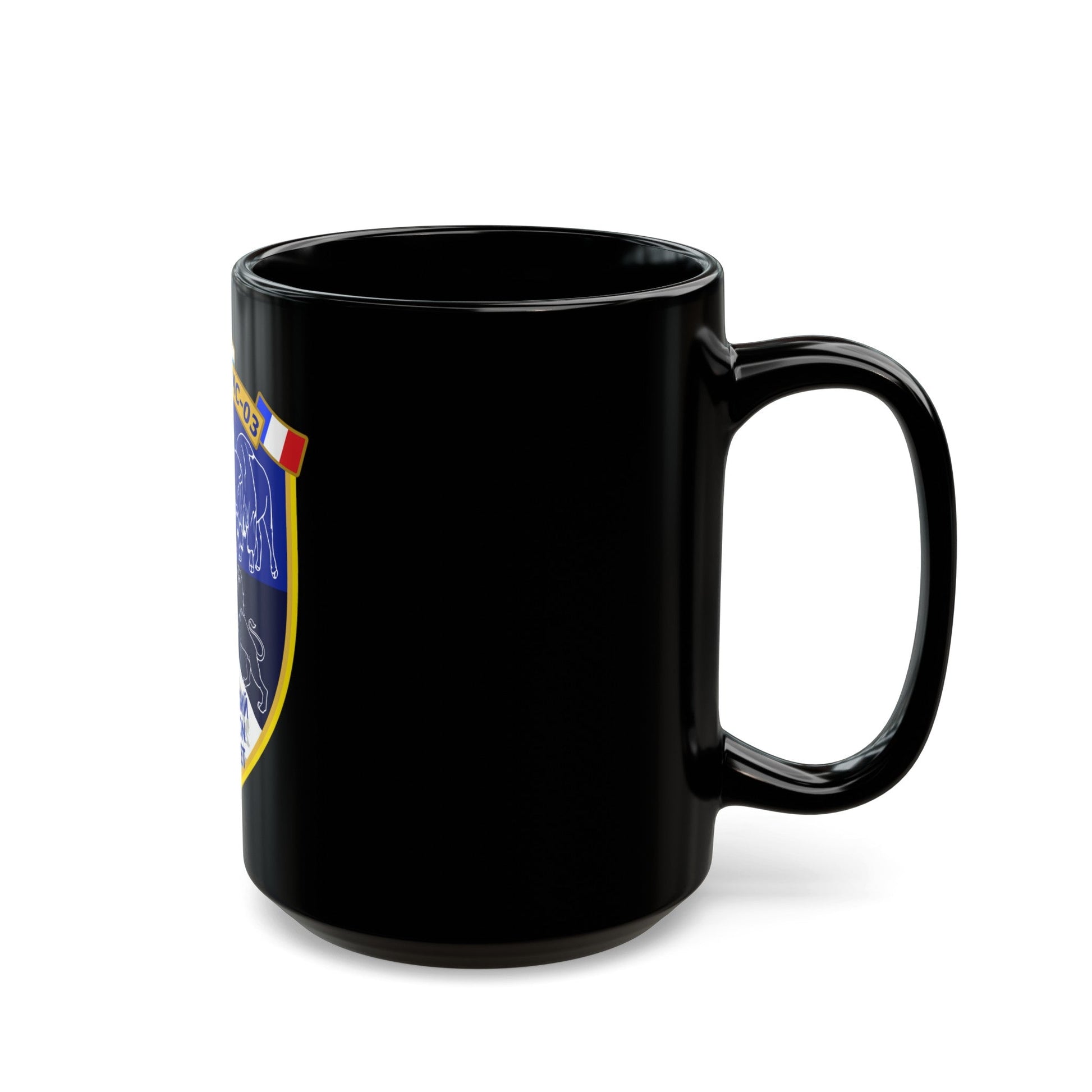 Soyuz MS-03 (Soyuz Programme) Black Coffee Mug-The Sticker Space