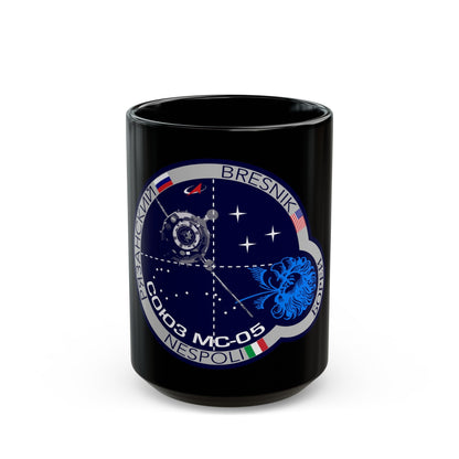 Soyuz MS-05 (Soyuz Programme) Black Coffee Mug-15oz-The Sticker Space