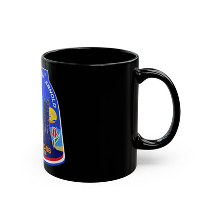 Soyuz MS-08 (Soyuz Programme) Black Coffee Mug-The Sticker Space