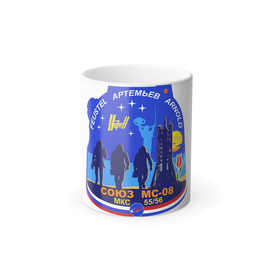 Soyuz MS-08 (Soyuz Programme) Color Changing Mug 11oz-11oz-The Sticker Space