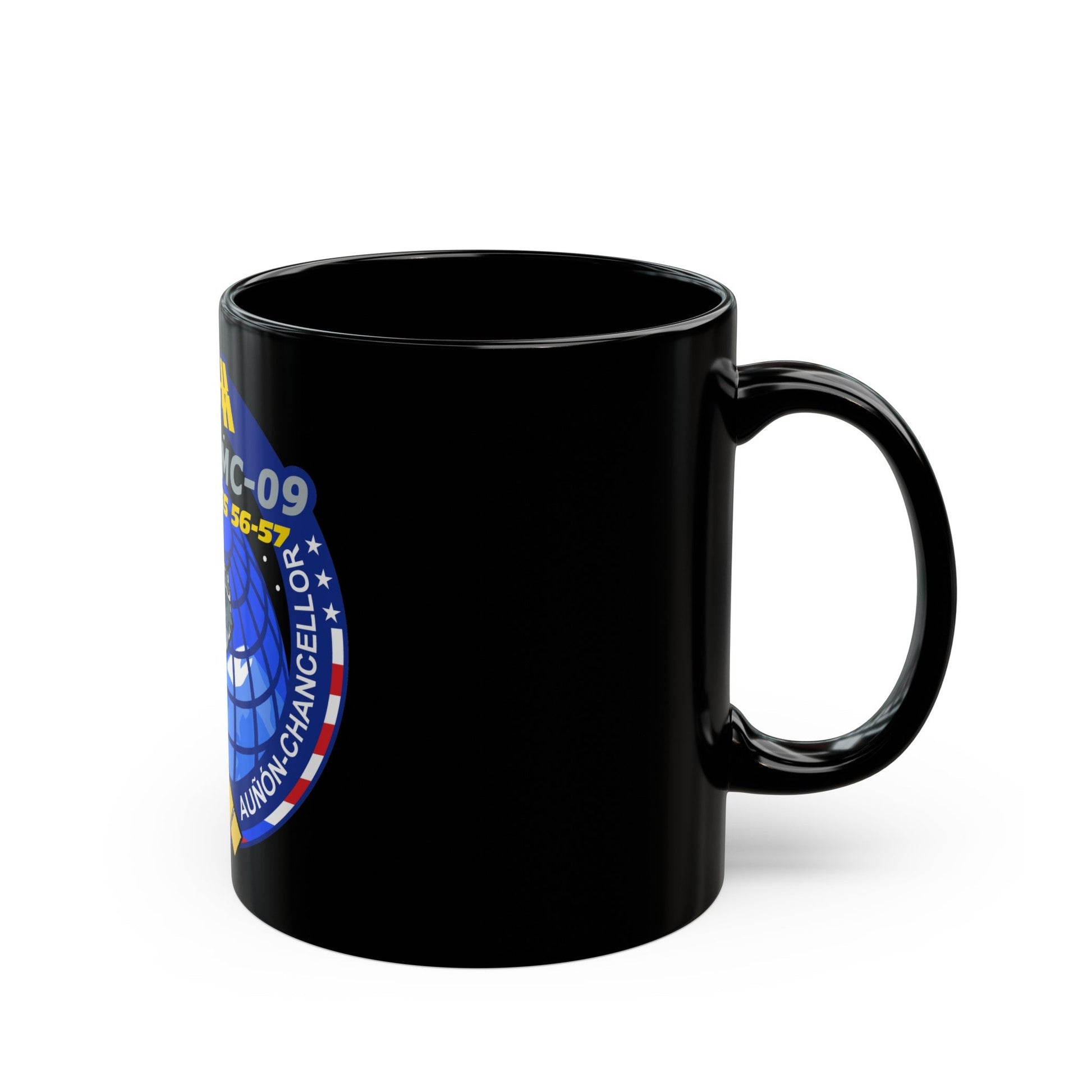 Soyuz MS-09 (Soyuz Programme) Black Coffee Mug-The Sticker Space